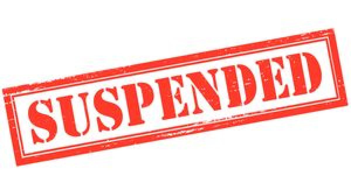 ASI suspended for giving bail on non-bailable offence