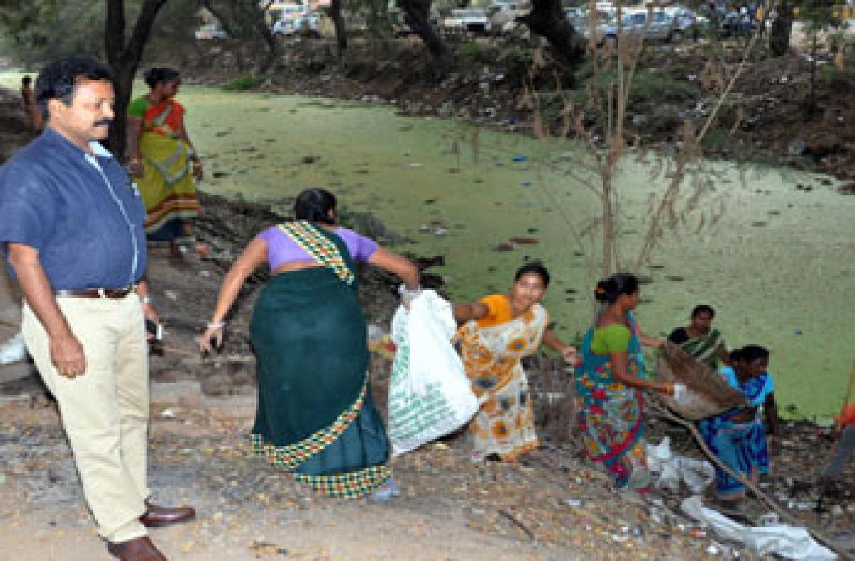 Cleaning works begin at Krishna canal