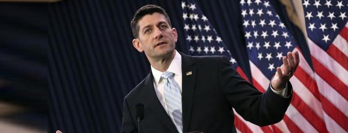 Not in presidential race: US House Speaker Paul Ryan