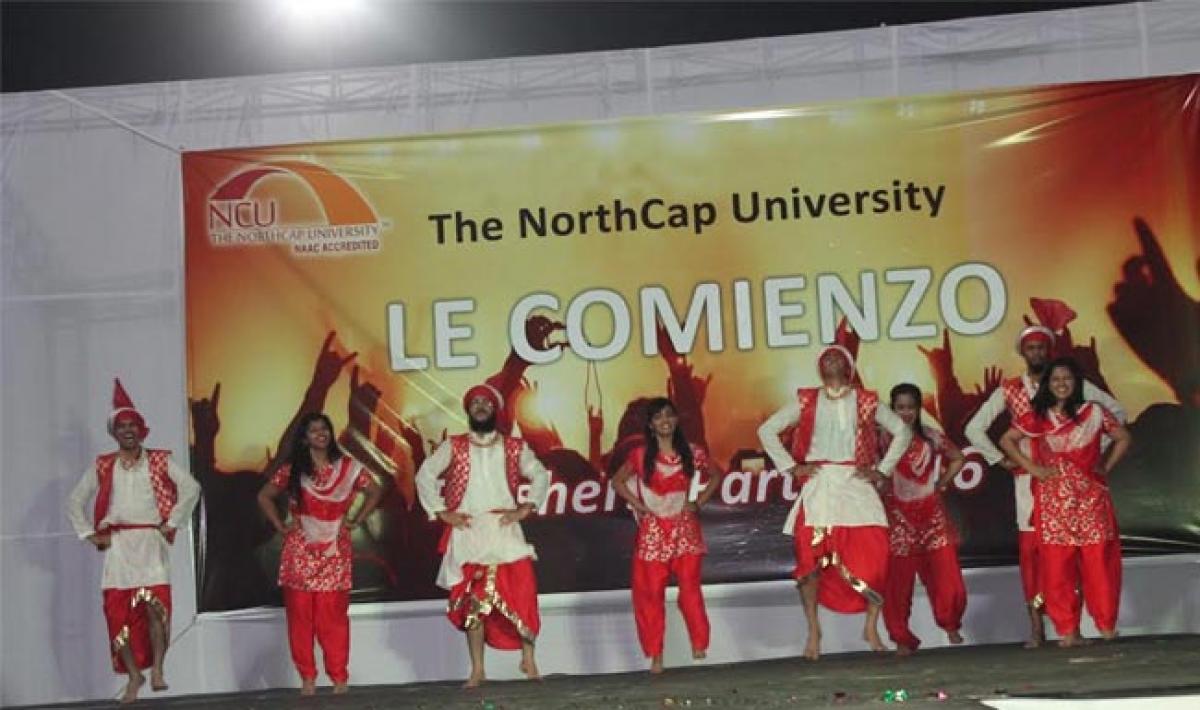 The NorthCap University, Gurgaon holds Freshers party 2016