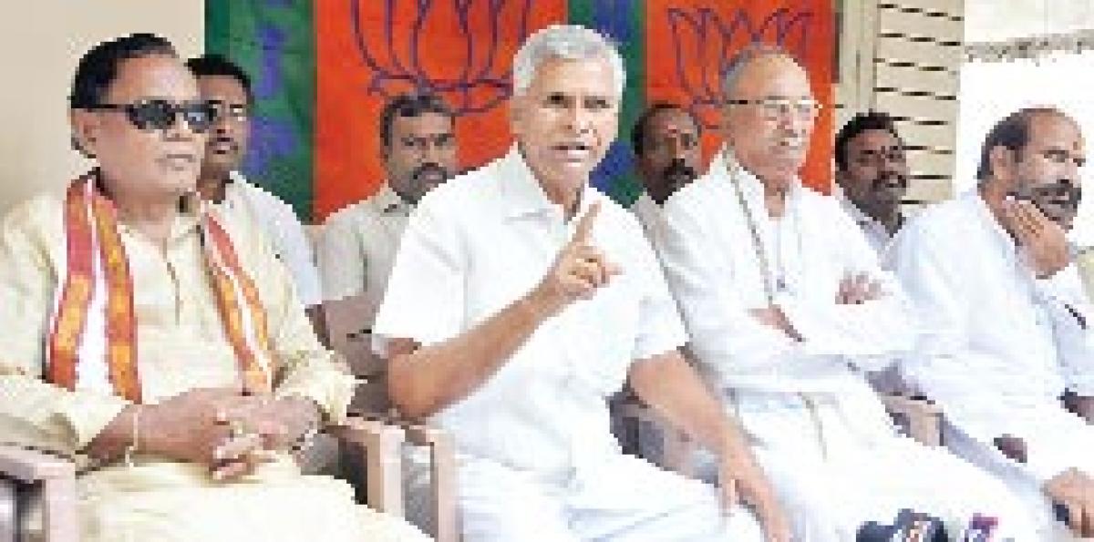 BJP slams TRS leaders for intolerance