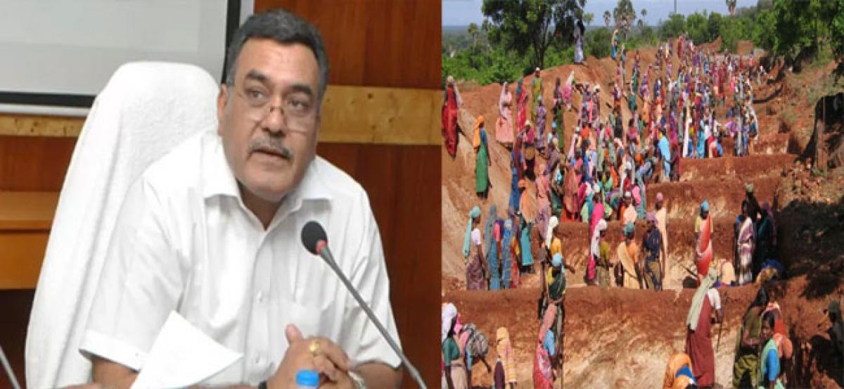 Chief Secretary Dinesh Kumar unhappy over MNREGS works implementation