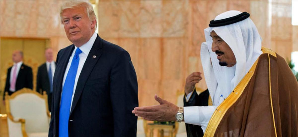 Trump starts foreign tour in Saudi as scandals mount at home