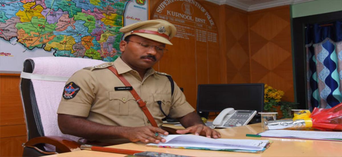 New Kurnool SP takes charge