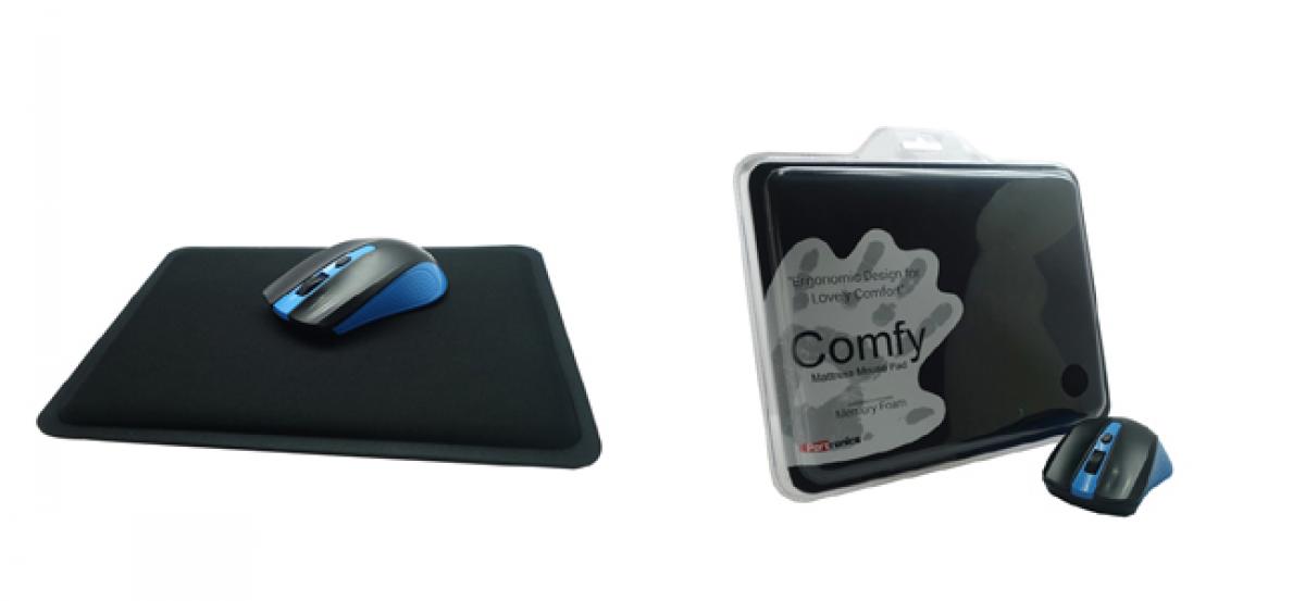 Portronics Launches “Comfy”:A Memory Foam Mattress Mousepad