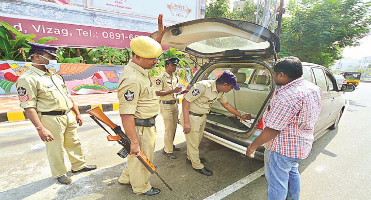 Vizag under security blanket