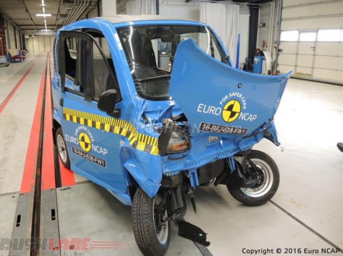 Watch: Bajaj Qute crash test video