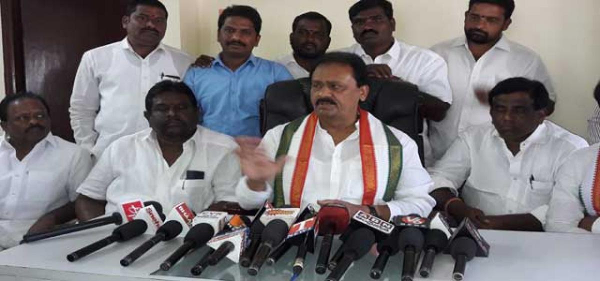 Shabbir Ali thanks KCR, Harish Rao