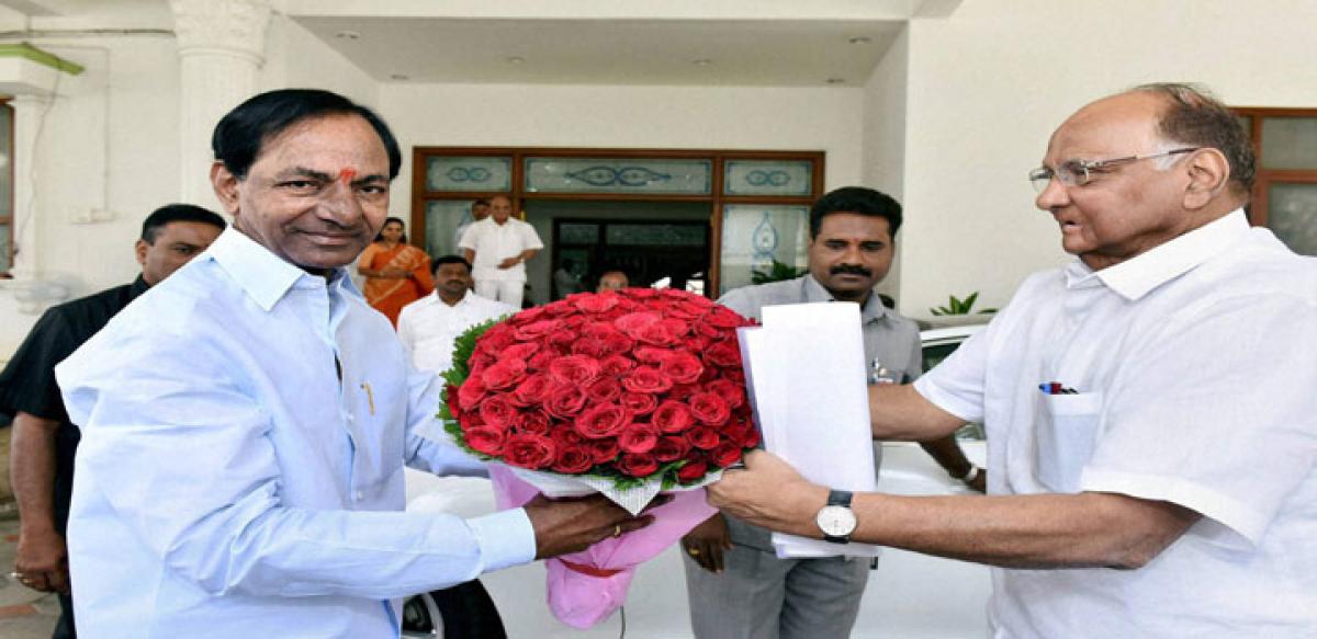 Pawar KCR meet sparks speculation