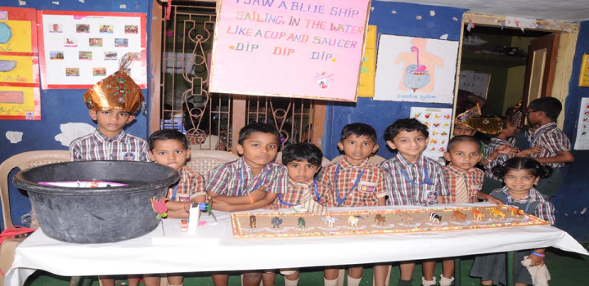 Science exhibition at Jingle Bells School