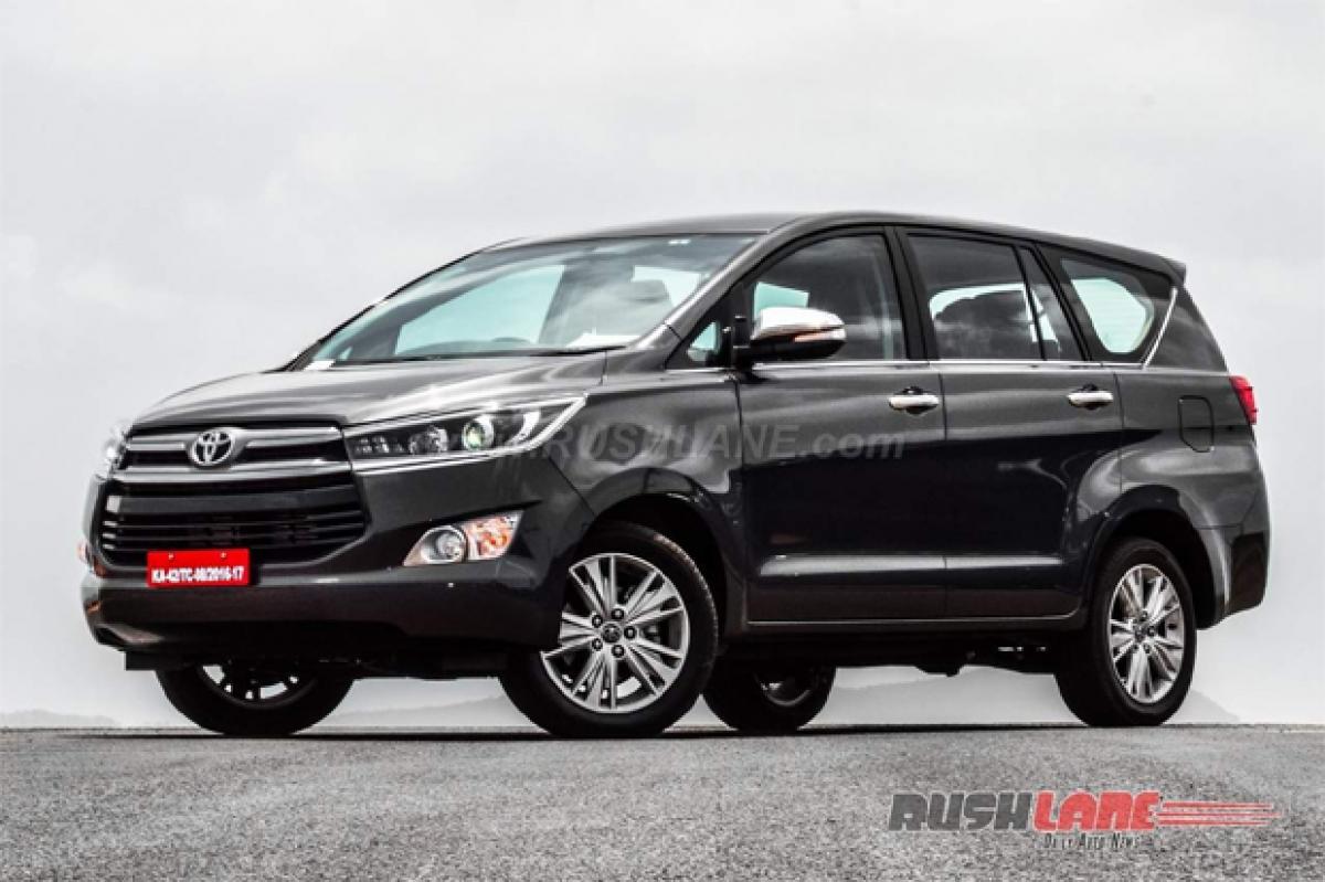Modified Toyota Innova Crysta may have a drivers partition wall
