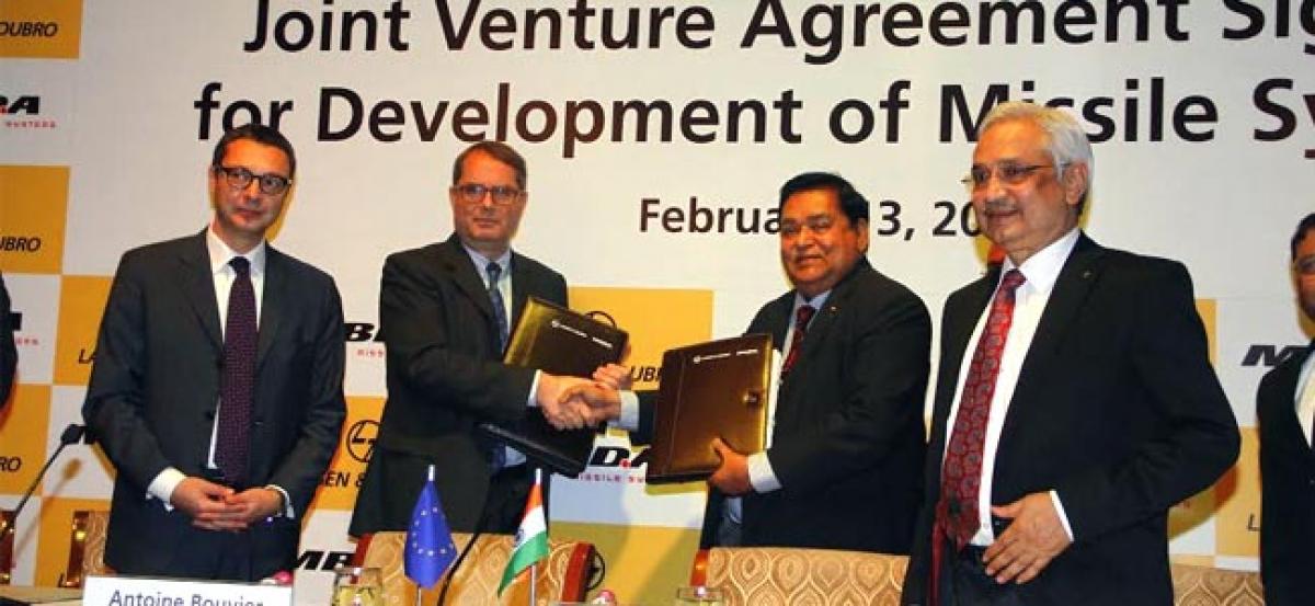 Larsen & Toubro and MBDA establish Joint Venture for development of sophisticated missile systems