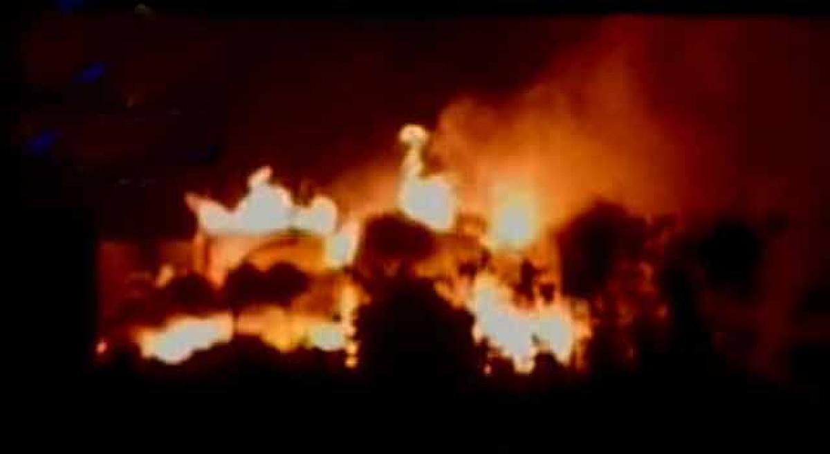 Major fire in Duvvada SEZ, no casualties