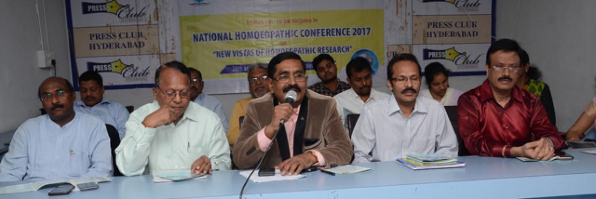 Hyderabad to host national meet on homeopathy