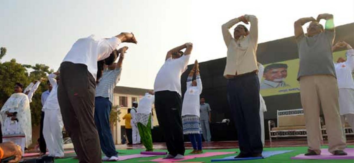 Minister urges people to practise Yoga daily