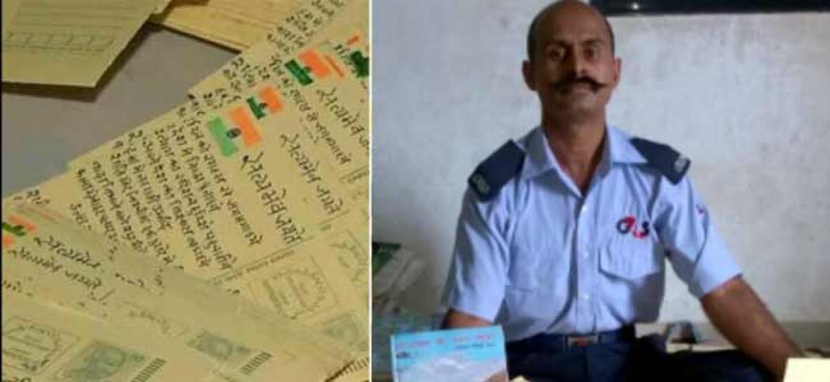 This security guard is writing letters to Kargil war heroes’ family for 20 years