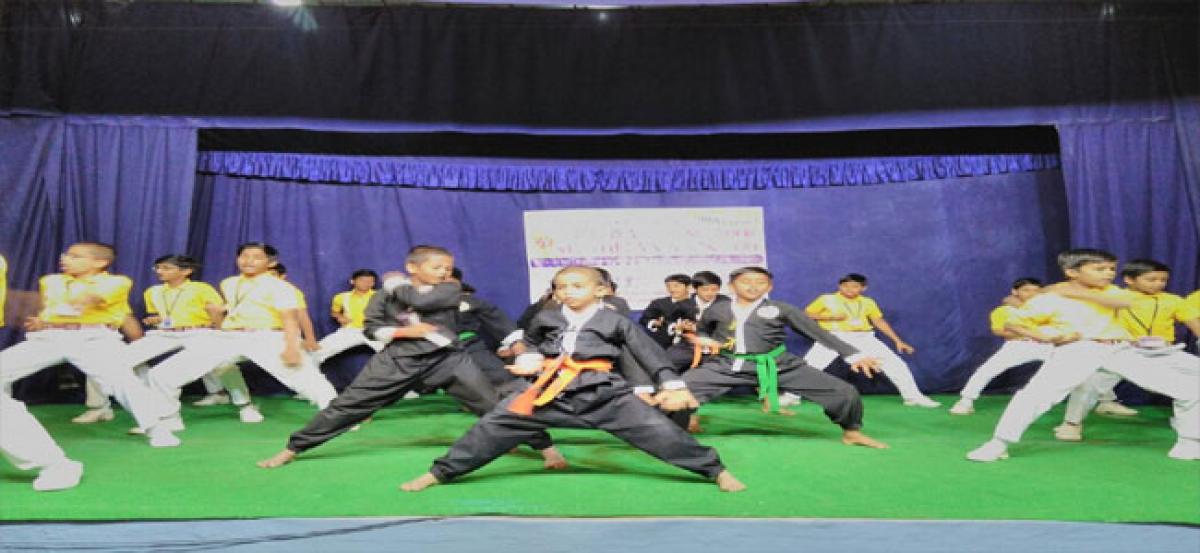 Martial arts develop discipline