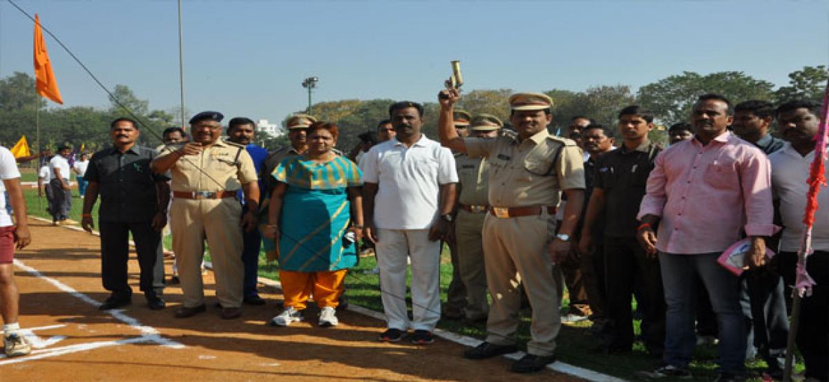 Police officers’ sports meet inaugurated