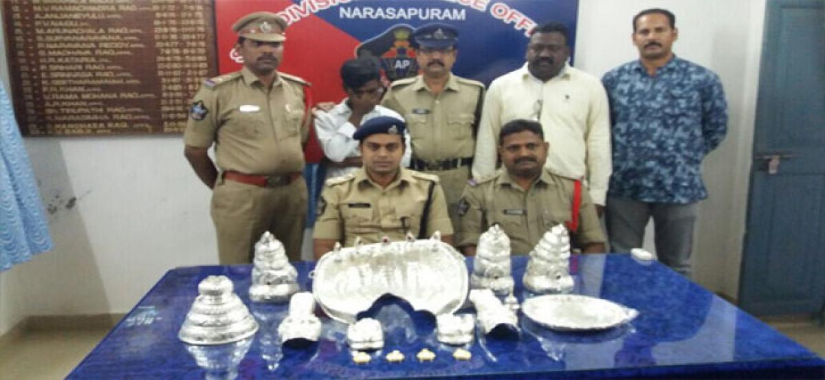 Man held, `2.3 lakh stolen property recovered