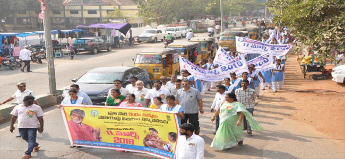 Rally for polio awareness
