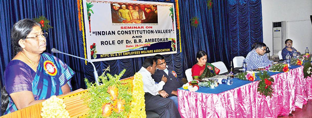 Seminar on ‘Indian Constitution, Ambedkar’s role’