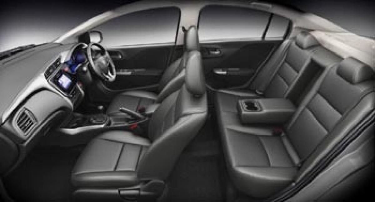 Standard dual airbags and black interiors for the Honda City