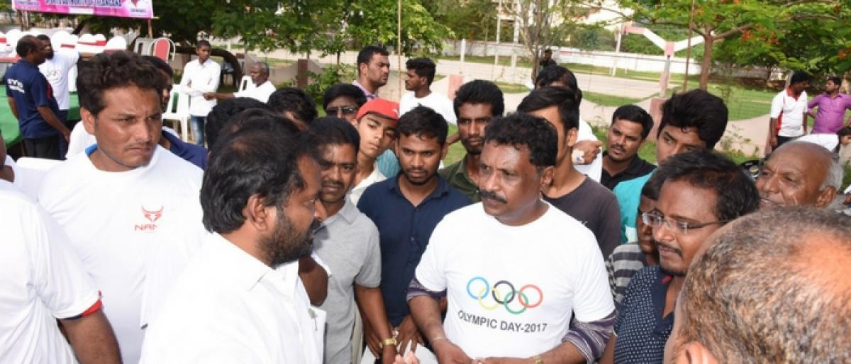 Groupism in DOA dampen spirit of sports persons