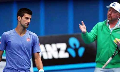 Tennis legend Boris Becker not ruling out returning to train Djokovic