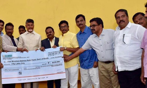 NREDC donates 50 lakh to Kerala flood victims