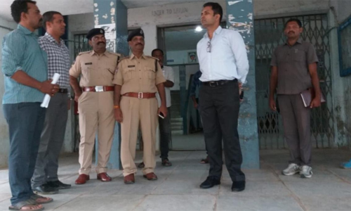 Mahabubnagar Police take stock of security at all 32 SI exam centres