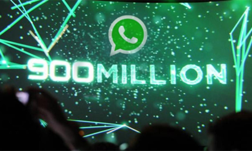 WhatsApp crosses 900 million users milestone