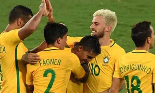 Brazil beats Colombia in Chapecoense benefit match