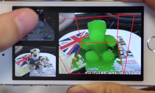 App to turn phone into 3D scanner