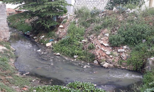 Encroachments choke Kapra nala, threaten inundation