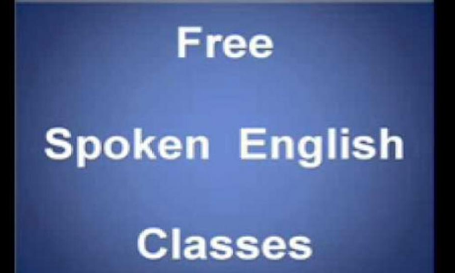 Free spoken English classes for all