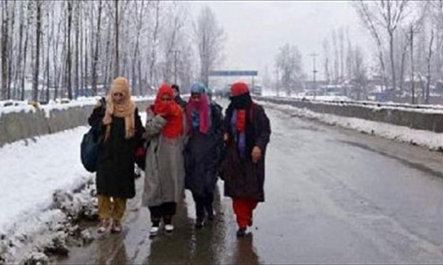 Cold intensifies in Kashmir division