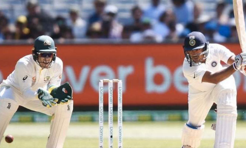 India reach 57/1 at lunch on Day 1 of 3rd Test