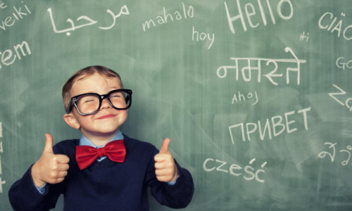 Children who are bilingual are better at learning languages