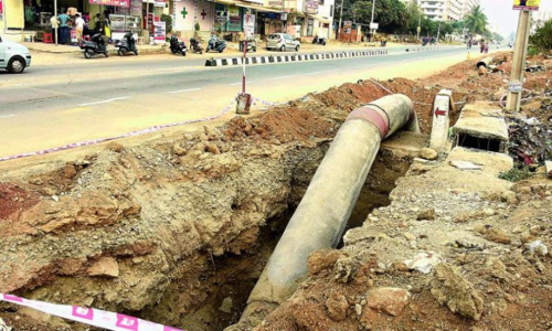 Stone laid for Manjeera pipeline work