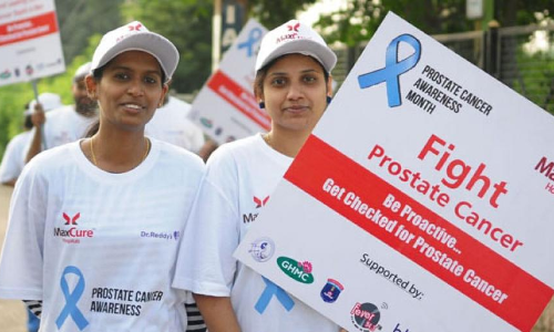 Awareness walk on prostate cancer
