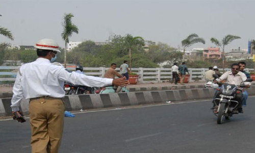 Traffic police strict on underage driving