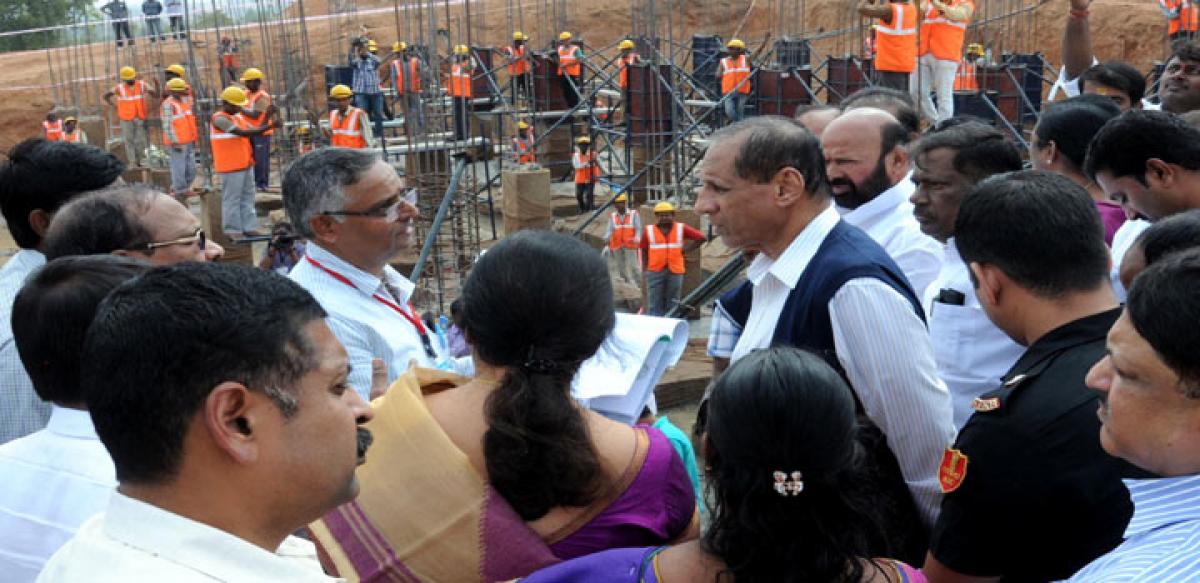 Guv satisfied over pace of works