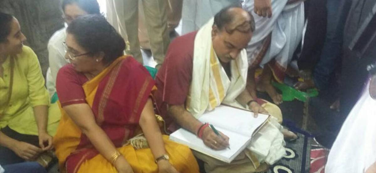 Ananth Kumar promises to develop Ahobilam temple