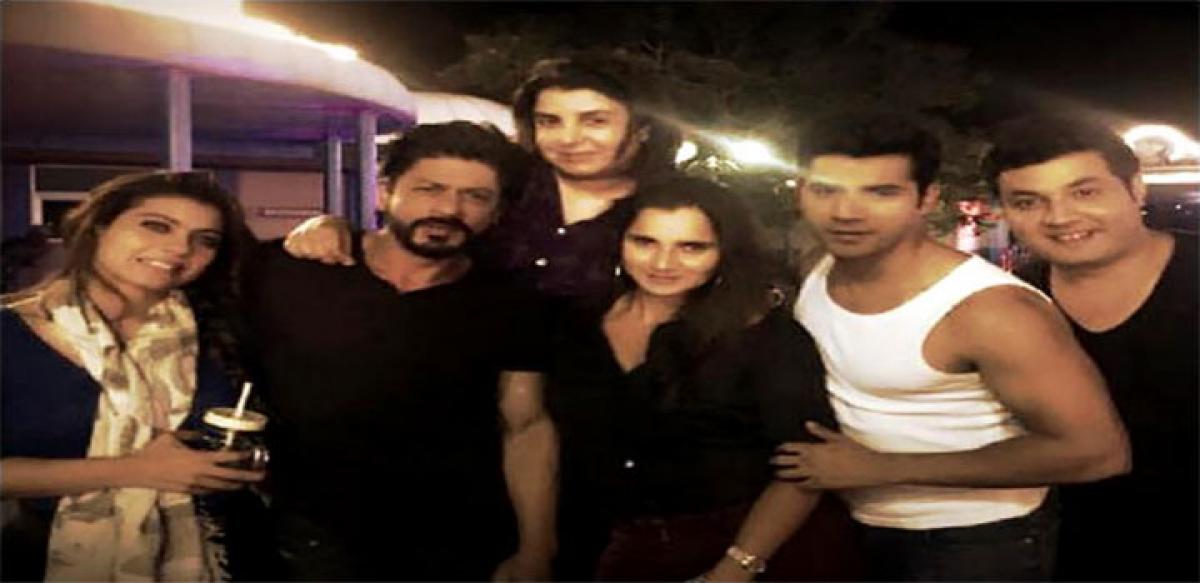 Sania biryani treat for SRK, Dilwale team