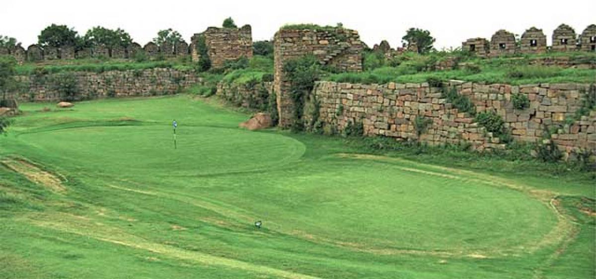 Golf Club staff frisk Naya Qila visitors