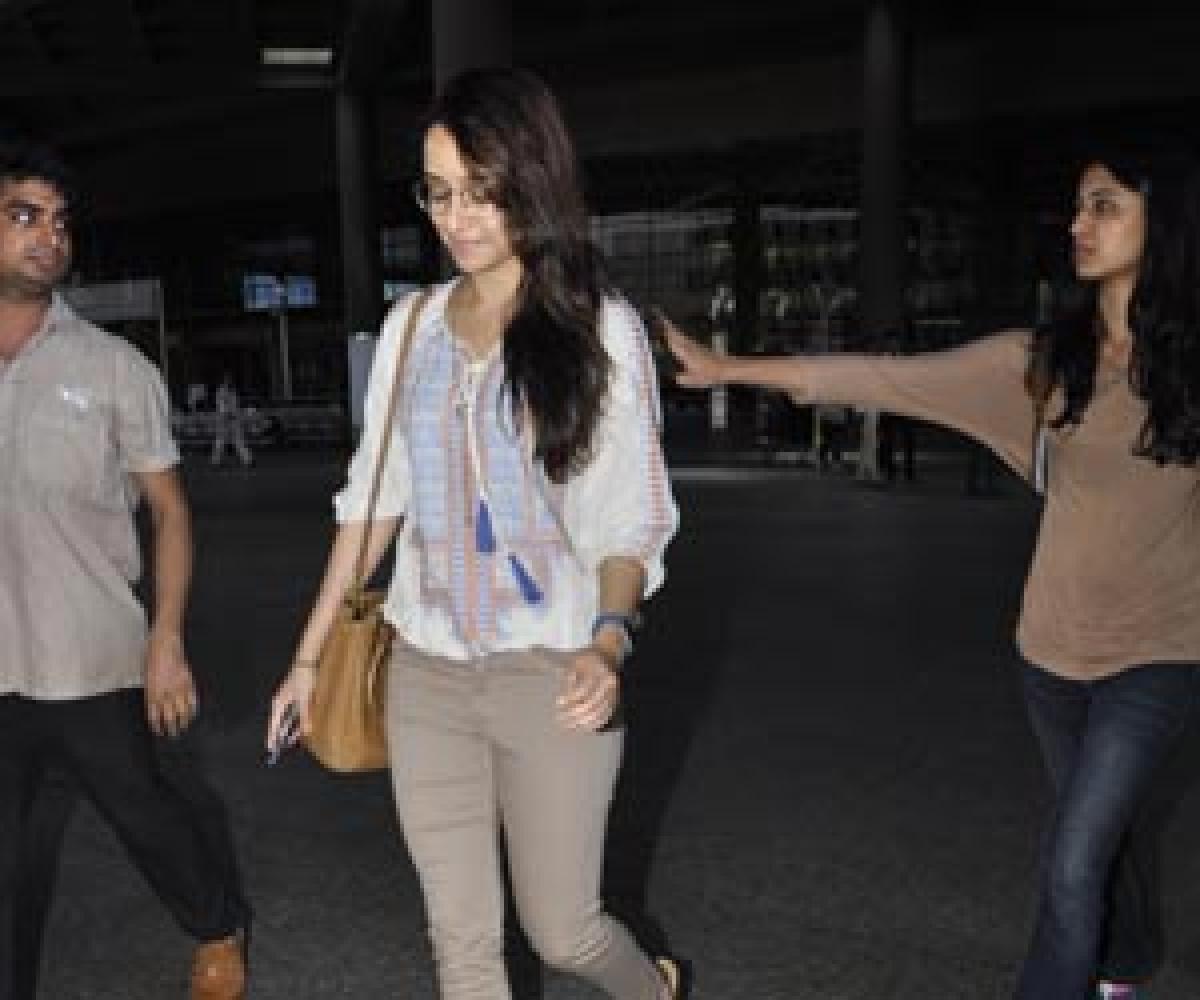 Spotted: Shraddha Kapoor in Global Desi