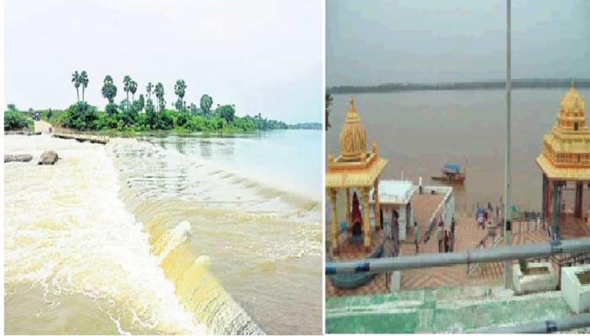 Heavy inflows make reservoirs brimful