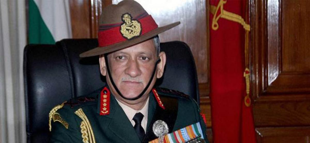 Army Chief General Bipin Rawat, General Engineering Reserve Force, GREF, Jammu and Kashmir