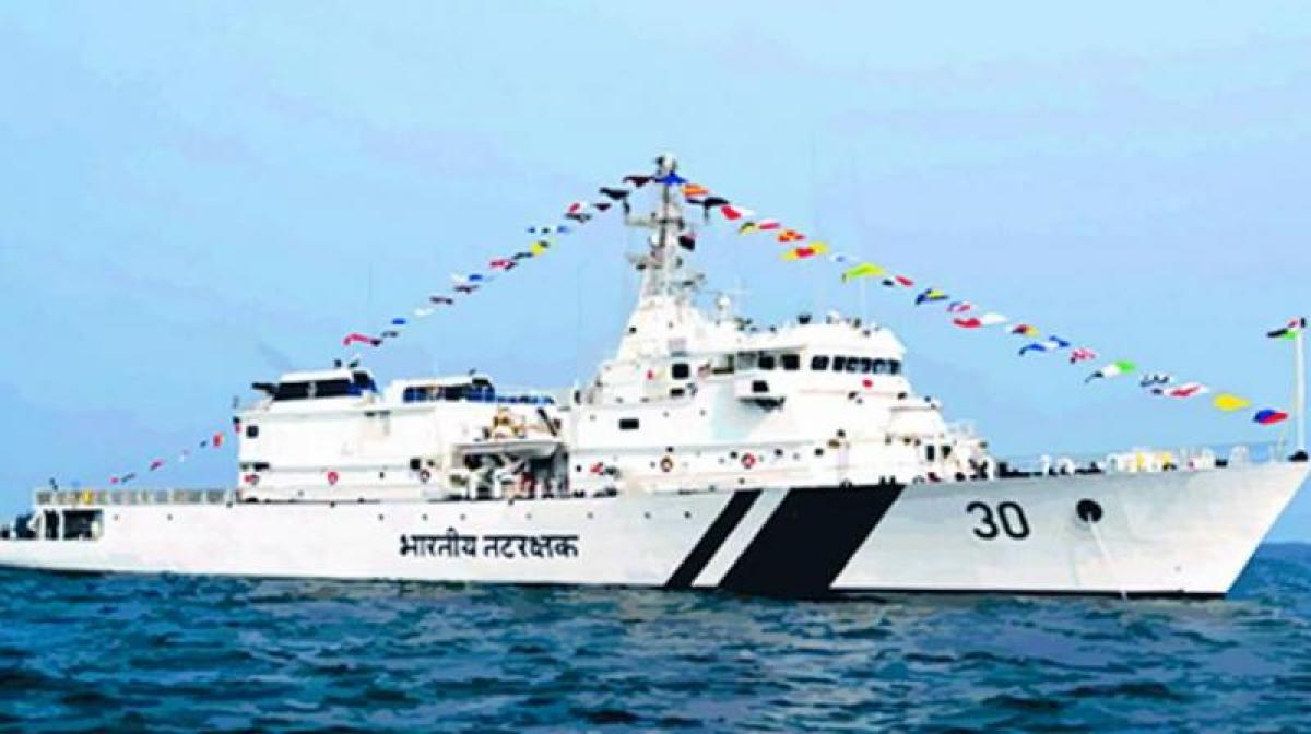 Karnataka: Coast Guard rescues 27 stranded members aboard sinking barge