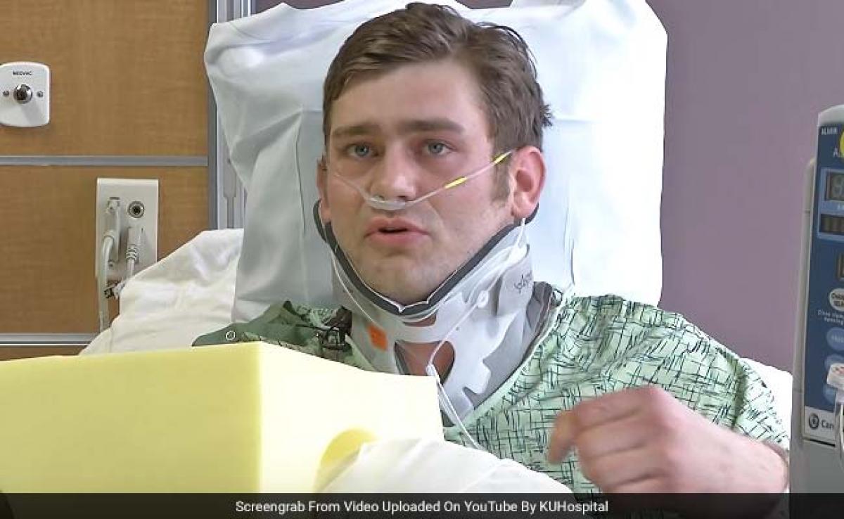 Kansas shooting: Ian Grillot says he is happy to risk his life to save others